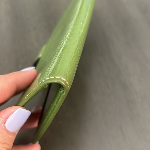 Coach skinny card and bills holder - green olive preloved - Picture 5 of 8